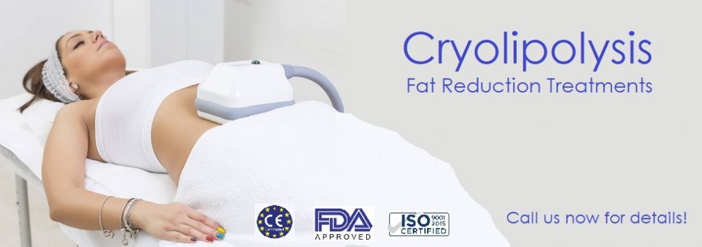 A picture of cryo-fat recovery system with fda and iso certifications.